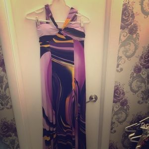 Slinky Full Length Maxi Dress